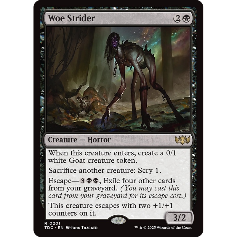 Woe Strider (TDC-201) - Commander: Tarkir: Dragonstorm