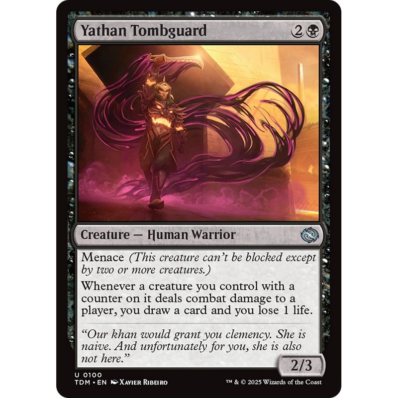 Yathan Tombguard (TDM-100) - Tarkir: Dragonstorm Foil