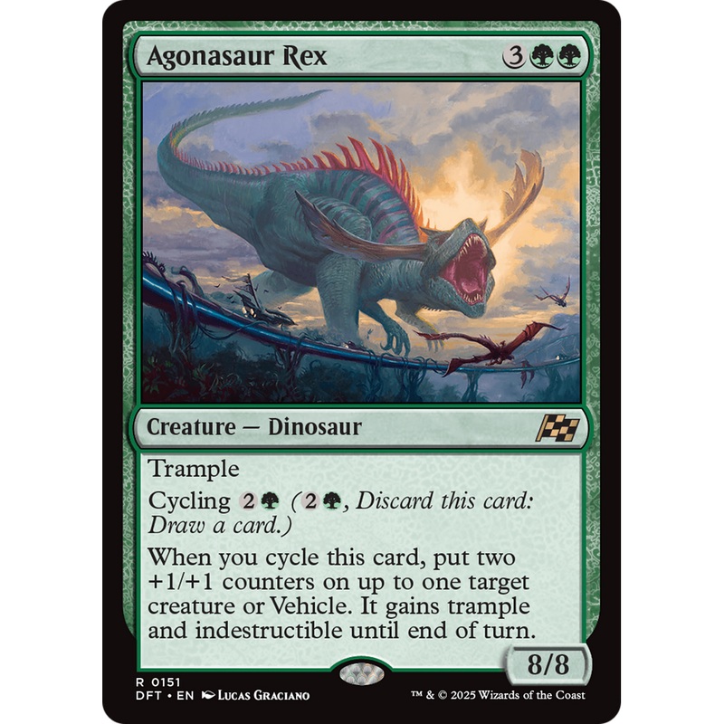 Agonasaur Rex (DFT-151) - Aetherdrift Foil