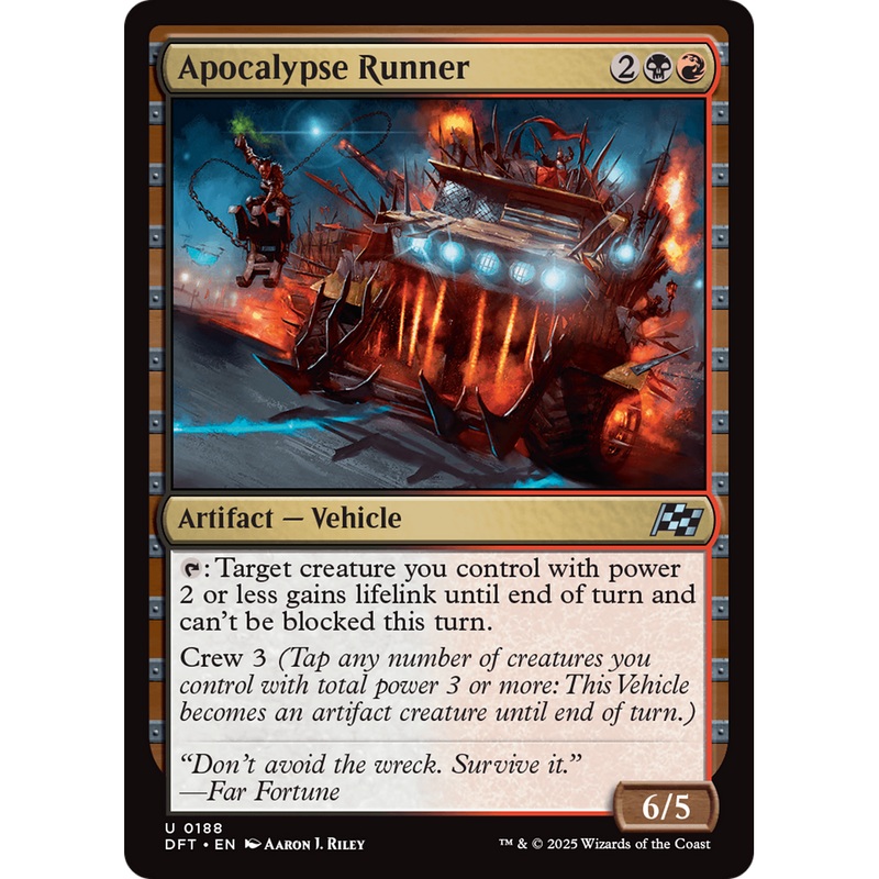 Apocalypse Runner (DFT-188) - Aetherdrift Foil