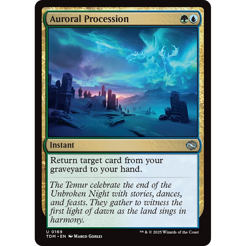 Auroral Procession (TDM-169) - Tarkir: Dragonstorm Foil