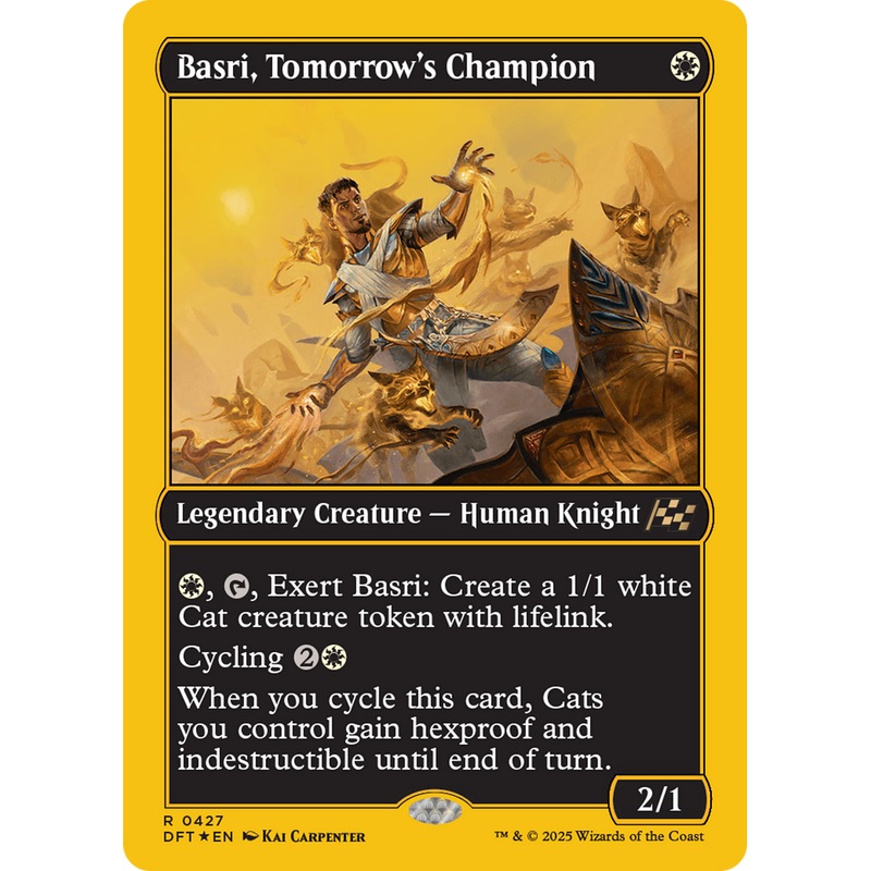 Basri, Tomorrow's Champion (DFT-427) - Aetherdrift Foil