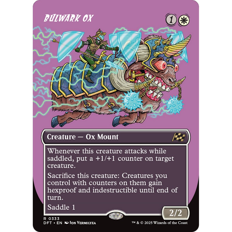 Bulwark Ox (DFT-333) - Aetherdrift (Borderless) Foil