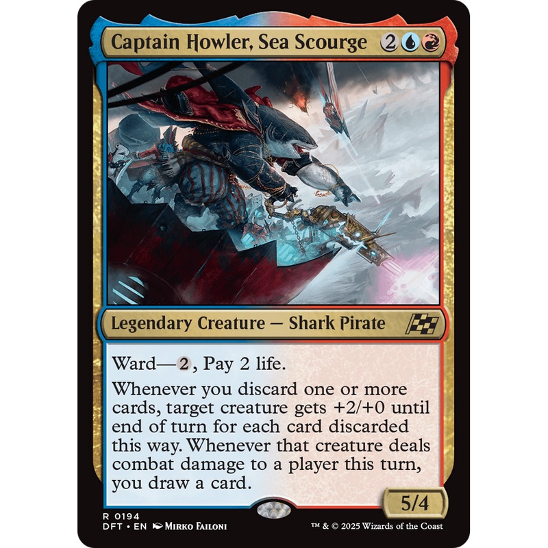 Captain Howler, Sea Scourge (DFT-194) - Aetherdrift