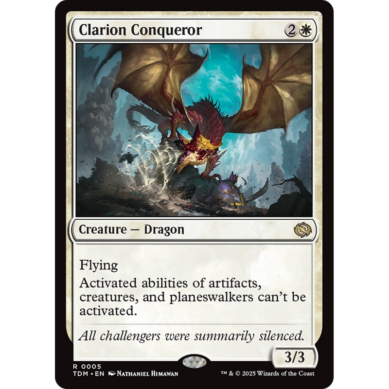 Clarion Conqueror (TDM-005) - Tarkir: Dragonstorm