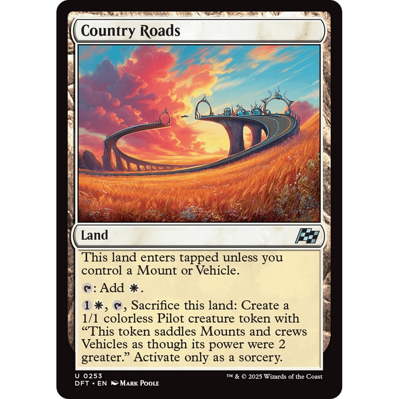 Country Roads (DFT-253) - Aetherdrift Foil