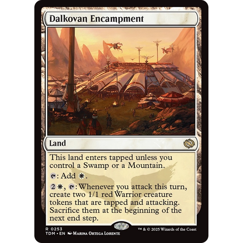 Dalkovan Encampment (TDM-253) - Tarkir: Dragonstorm Foil