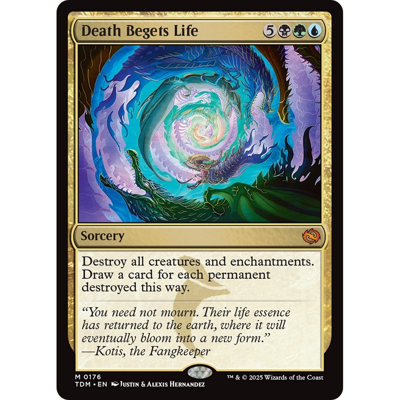Death Begets Life (TDM-176) - Tarkir: Dragonstorm Foil