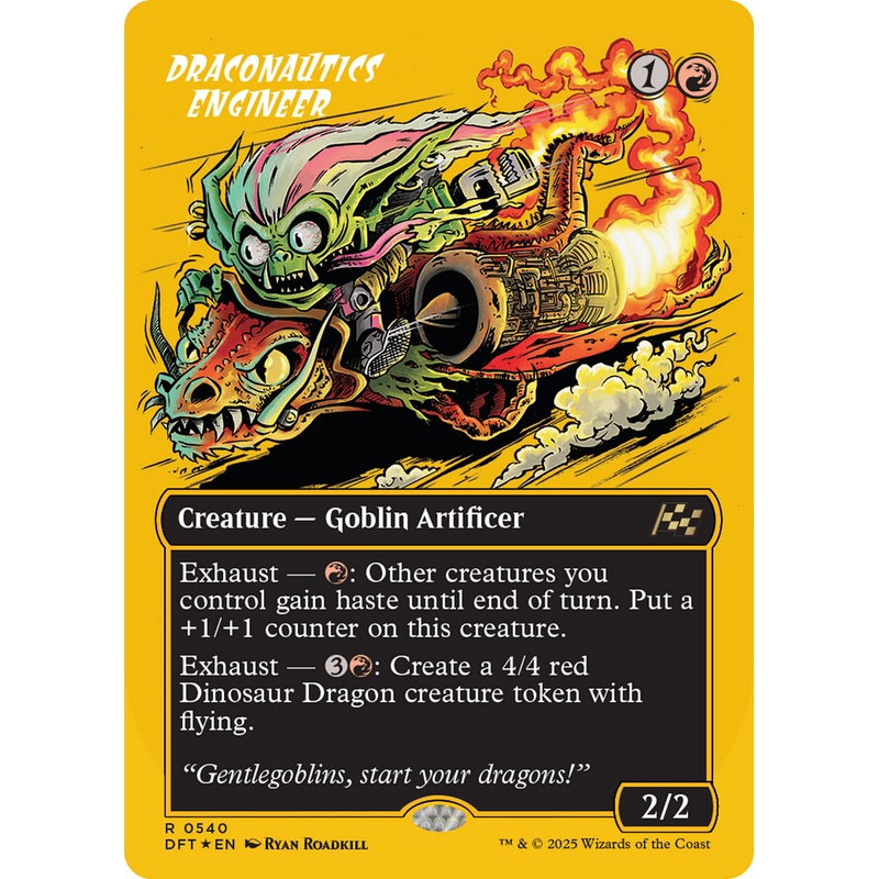 Draconautics Engineer (DFT-540) - Aetherdrift (Borderless) Foil
