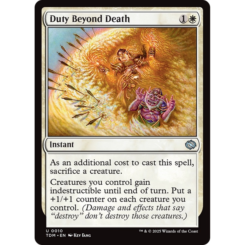 Duty Beyond Death (TDM-010) - Tarkir: Dragonstorm