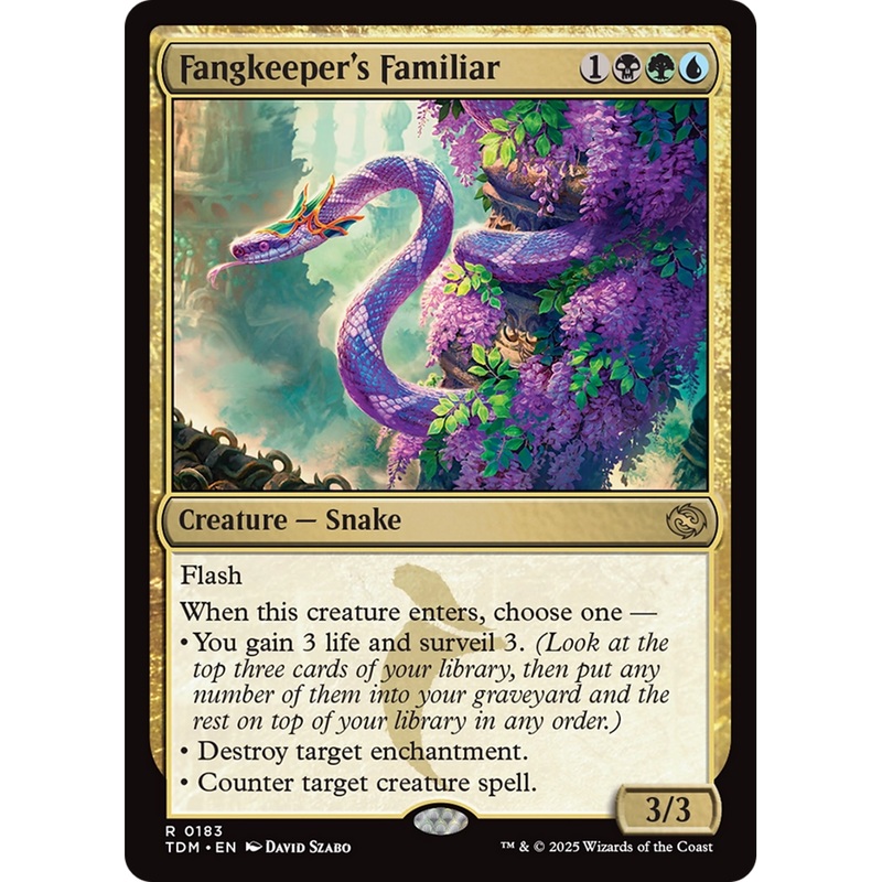 Fangkeeper's Familiar (TDM-183) - Tarkir: Dragonstorm Foil