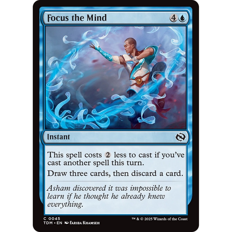 Focus the Mind (TDM-045) - Tarkir: Dragonstorm Foil