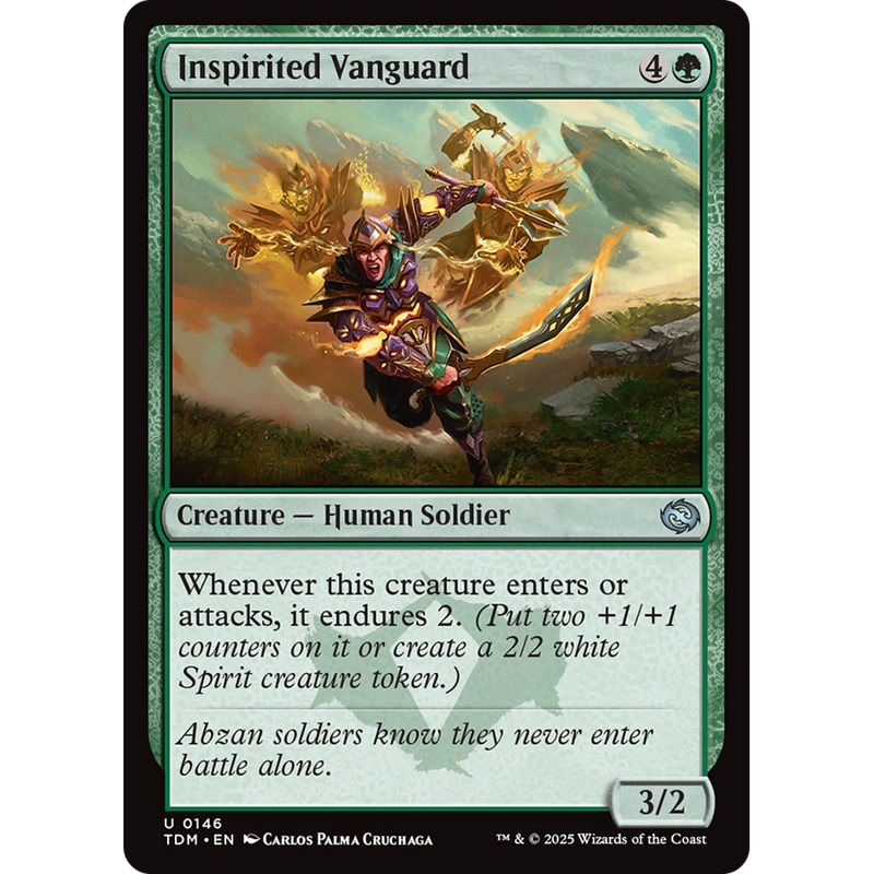 Inspirited Vanguard (TDM-146) - Tarkir: Dragonstorm