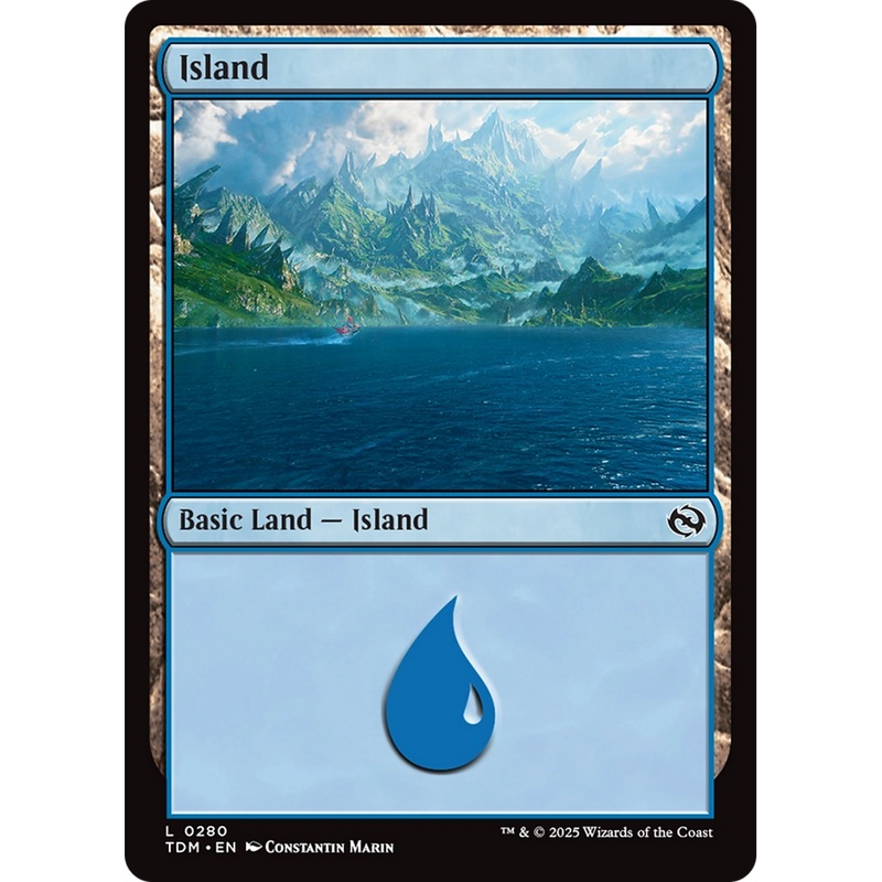 Island (TDM-280) - Tarkir: Dragonstorm