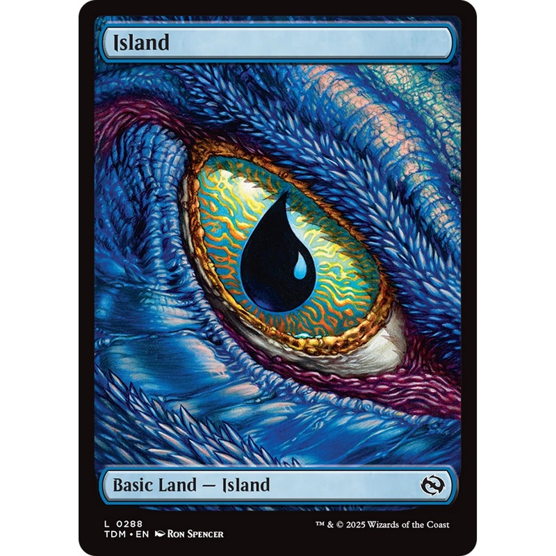 Island (TDM-288) - Tarkir: Dragonstorm Foil