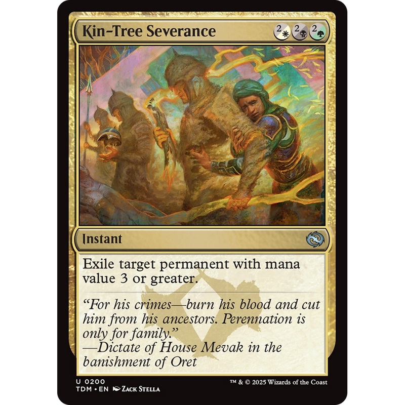 Kin-Tree Severance (TDM-200) - Tarkir: Dragonstorm
