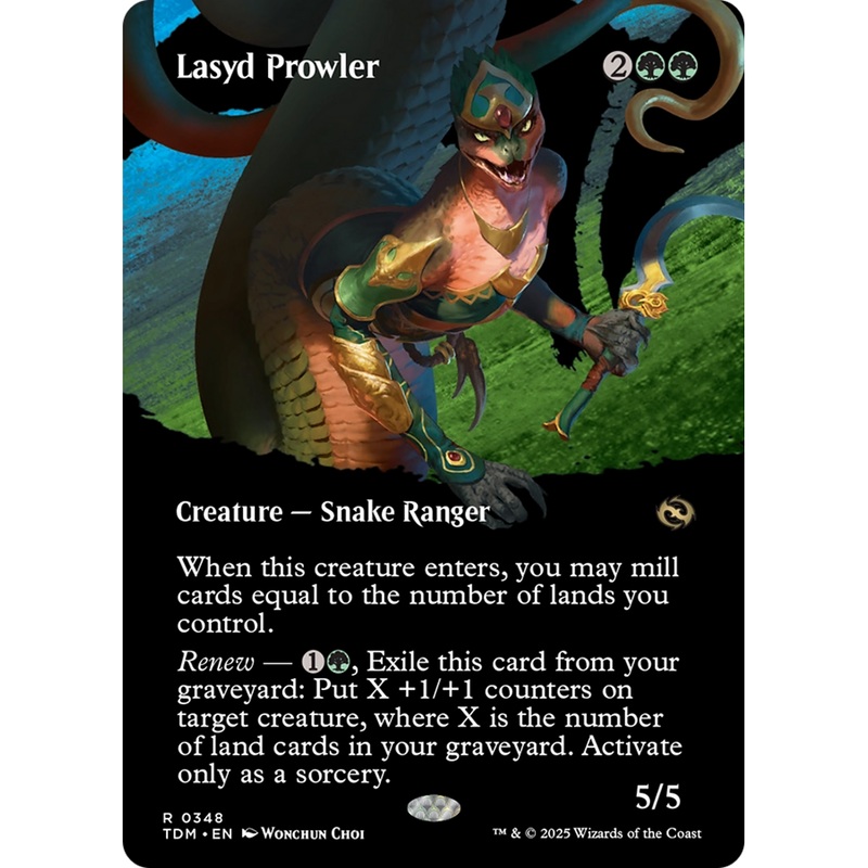 Lasyd Prowler (TDM-348) - Tarkir: Dragonstorm: (Showcase) (Borderless) Foil