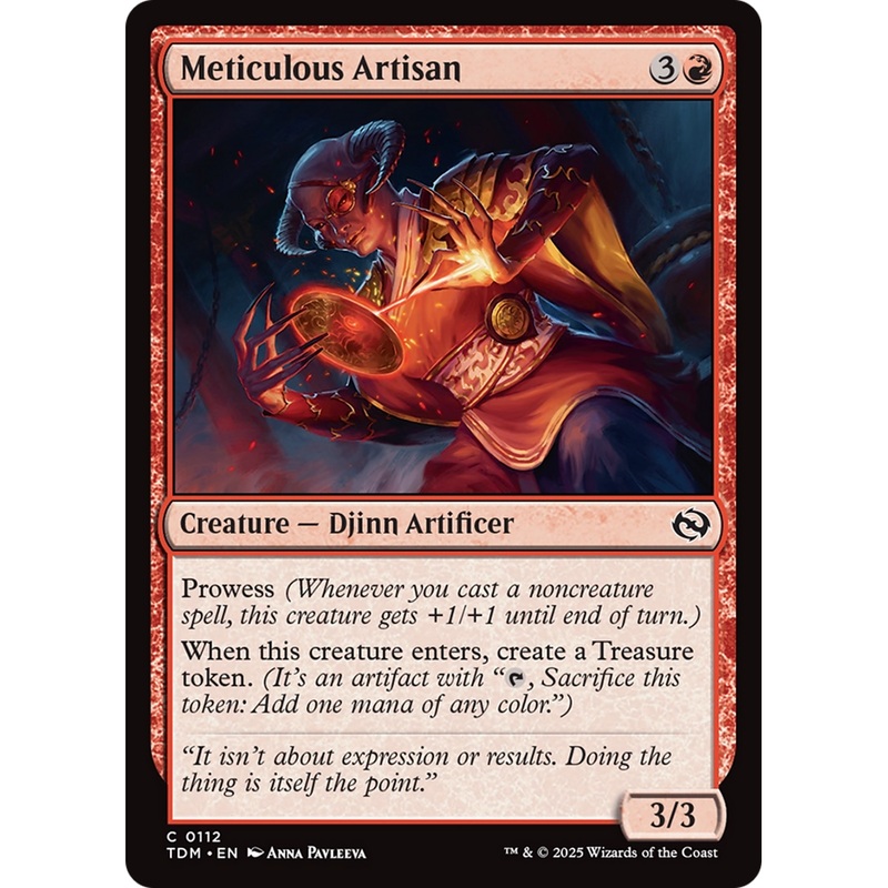 Meticulous Artisan (TDM-112) - Tarkir: Dragonstorm Foil