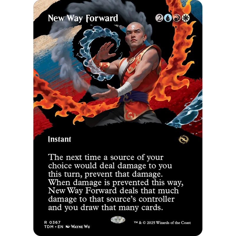 New Way Forward (TDM-367) - Tarkir: Dragonstorm: (Showcase) (Borderless) Foil