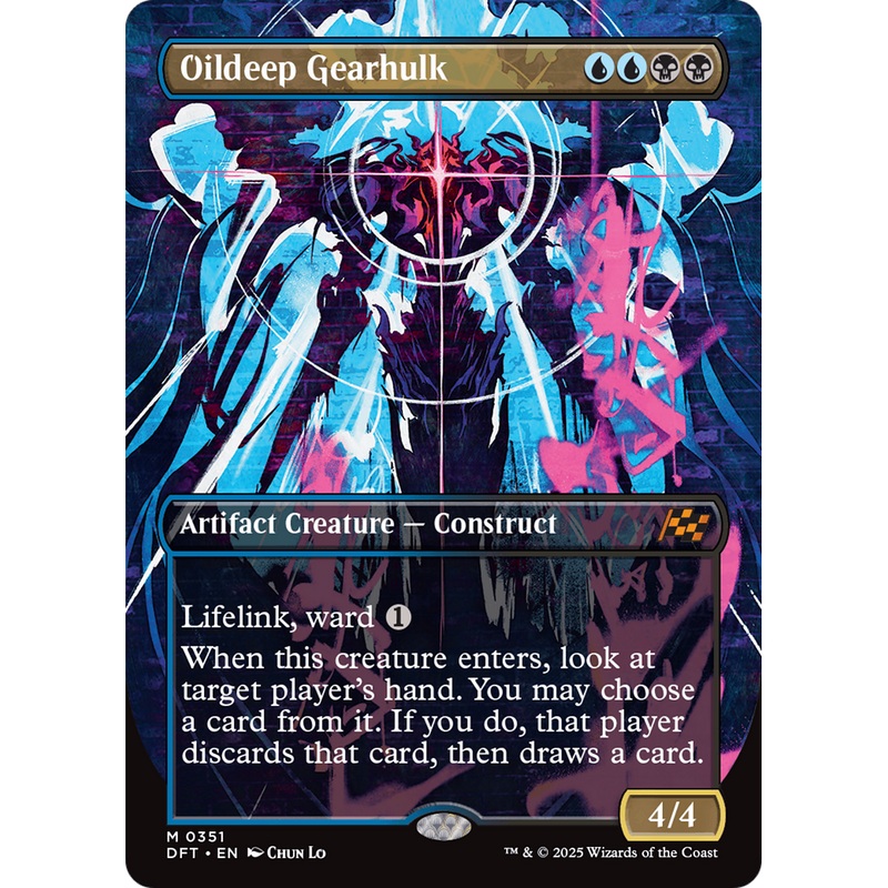 Oildeep Gearhulk (DFT-351) - Aetherdrift (Borderless) Foil