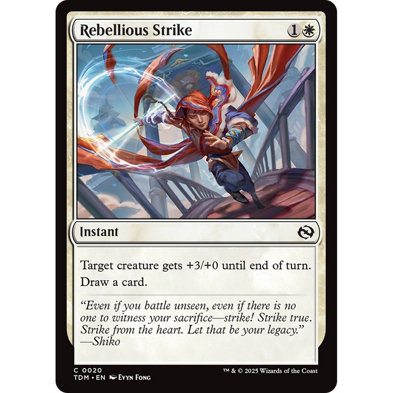 Rebellious Strike (TDM-020) - Tarkir: Dragonstorm