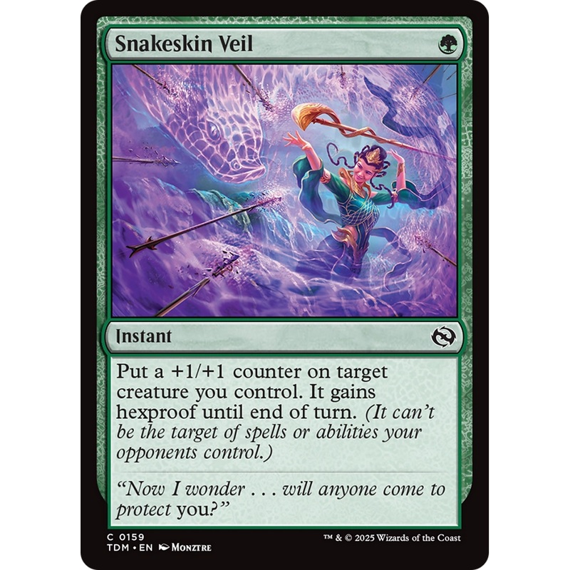 Snakeskin Veil (TDM-159) - Tarkir: Dragonstorm Foil