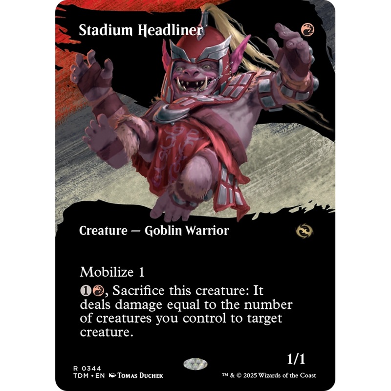 Stadium Headliner (TDM-344) - Tarkir: Dragonstorm: (Showcase) (Borderless) Foil