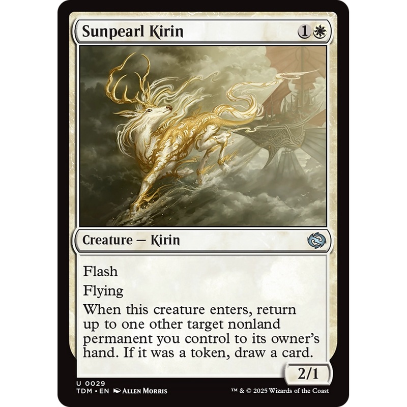 Sunpearl Kirin (TDM-029) - Tarkir: Dragonstorm Foil
