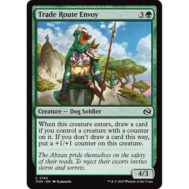 Trade Route Envoy (TDM-163) - Tarkir: Dragonstorm Foil