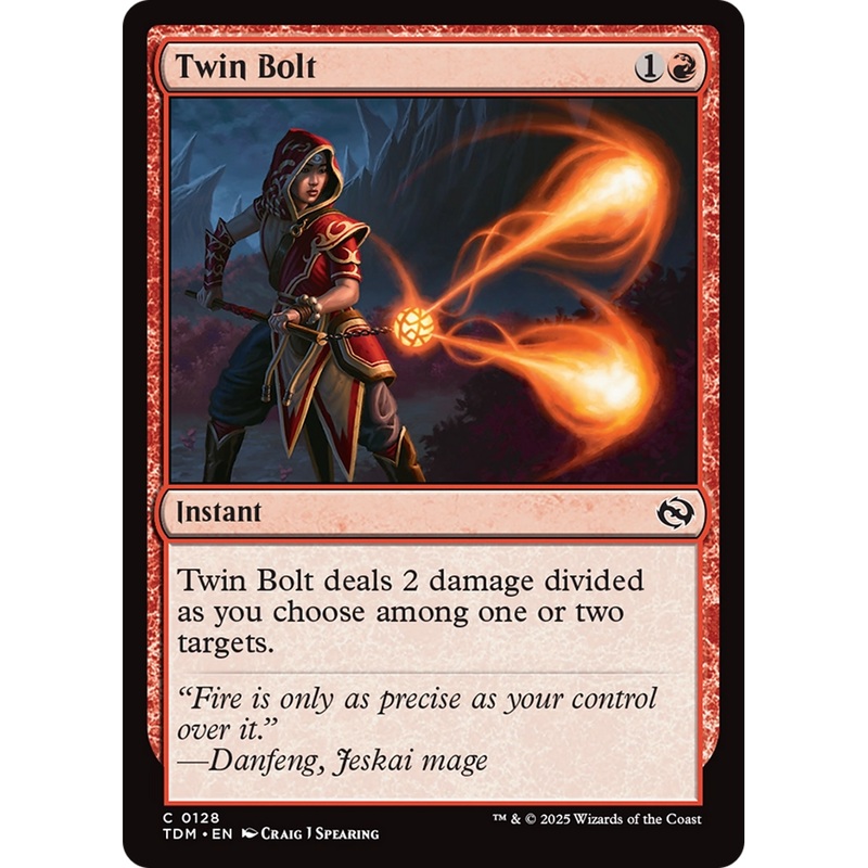 Twin Bolt (TDM-128) - Tarkir: Dragonstorm