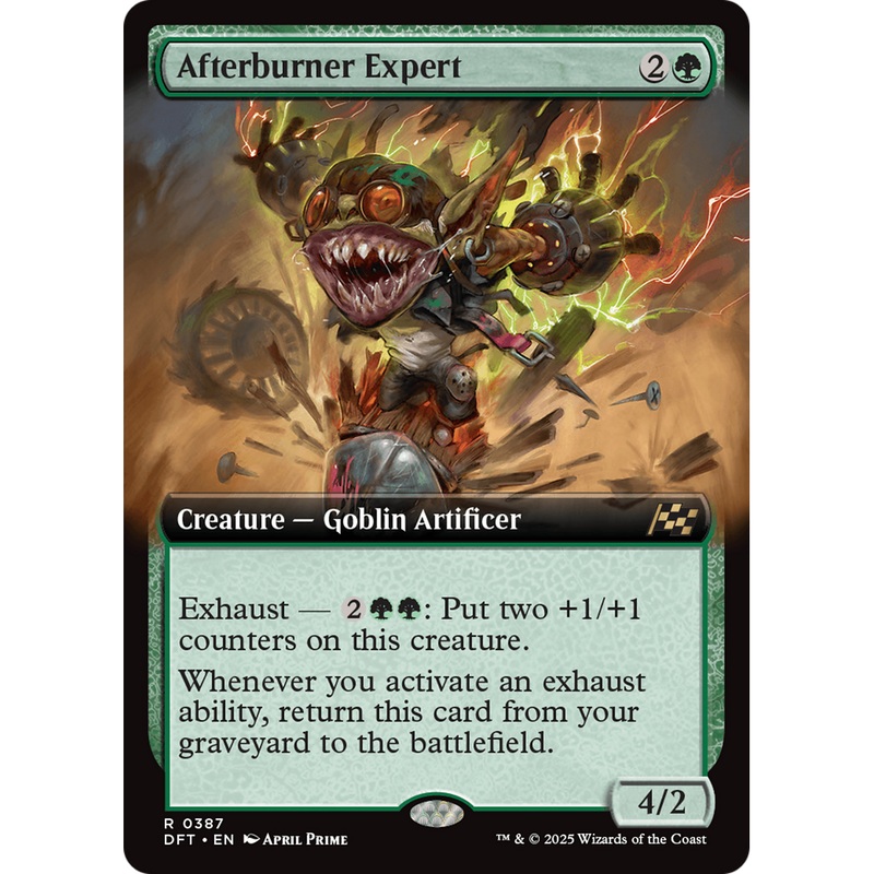 Afterburner Expert (DFT-387) - Aetherdrift: (Extended Art) Foil