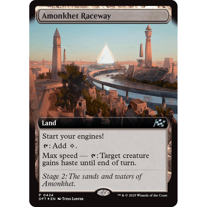 Amonkhet Raceway (DFT-424) - Aetherdrift: (Extended Art) Foil