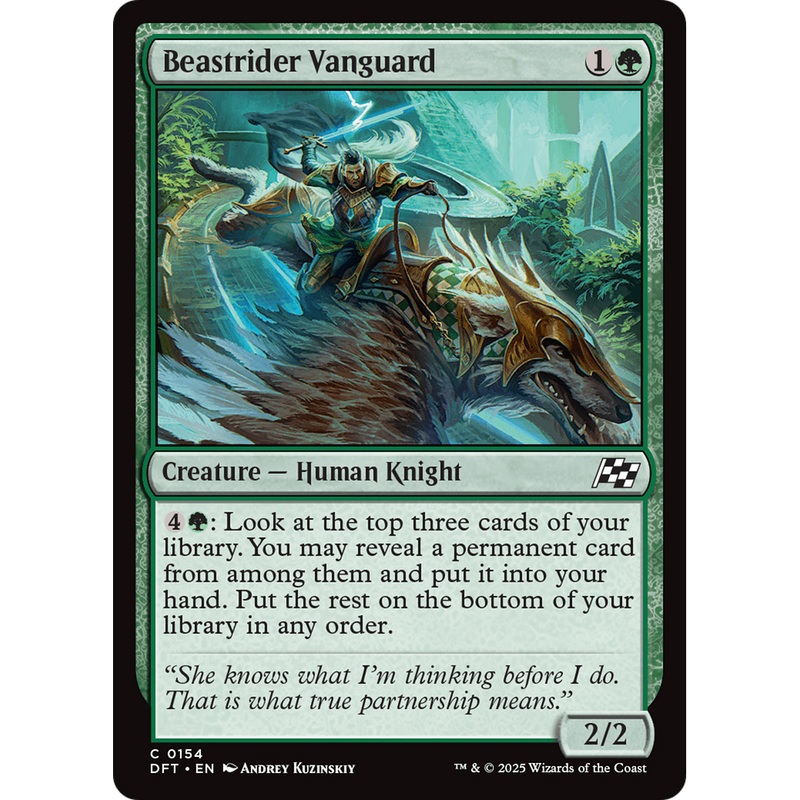 Beastrider Vanguard (DFT-154) - Aetherdrift Foil
