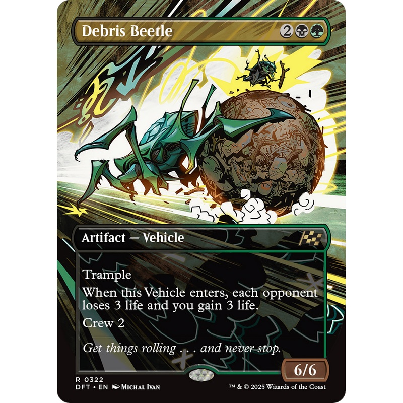 Debris Beetle (DFT-322) - Aetherdrift (Borderless)