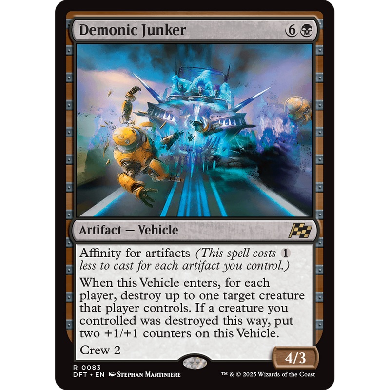 Demonic Junker (DFT-083) - Aetherdrift Foil