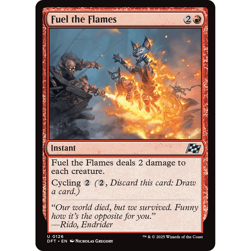 Fuel the Flames (DFT-126) - Aetherdrift