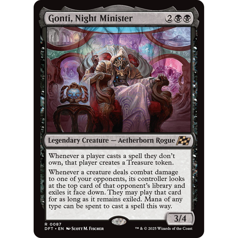 Gonti, Night Minister (DFT-087) - Aetherdrift Foil