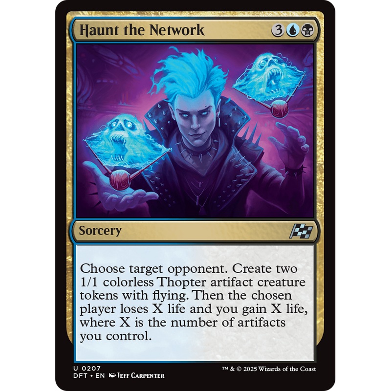 Haunt the Network (DFT-207) - Aetherdrift Foil