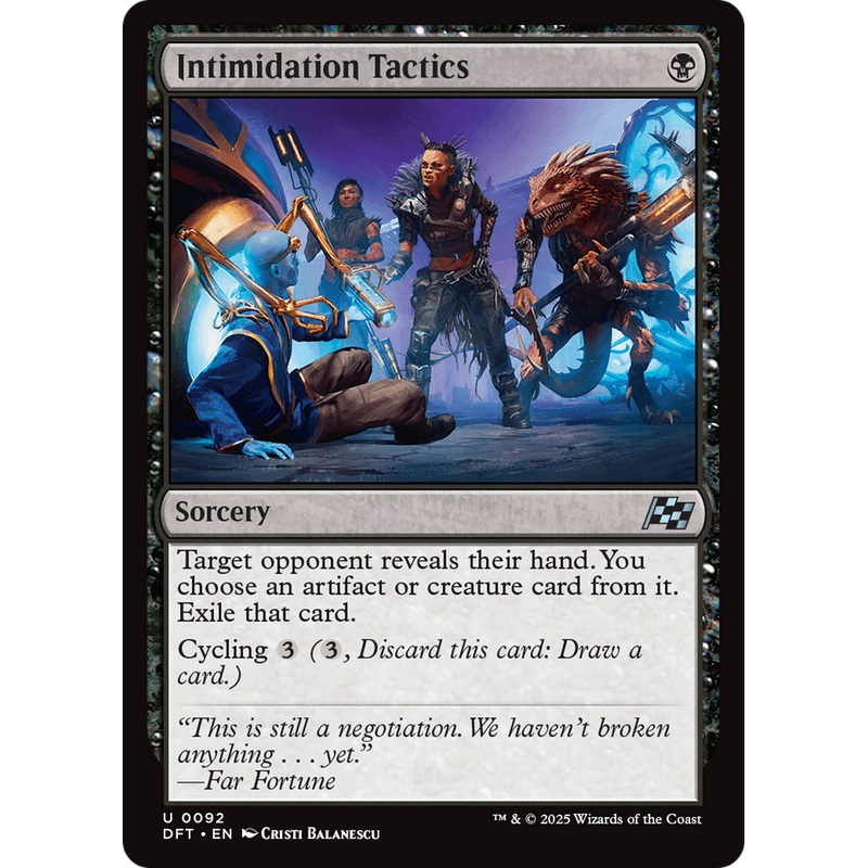 Intimidation Tactics (DFT-092) - Aetherdrift