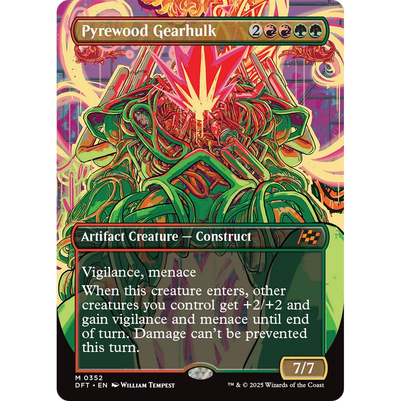 Pyrewood Gearhulk (DFT-352) - Aetherdrift (Borderless) Foil