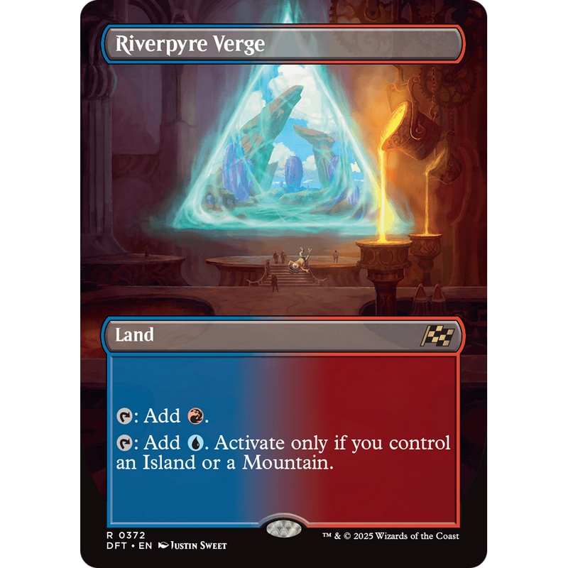 Riverpyre Verge (DFT-372) - Aetherdrift (Borderless) Foil