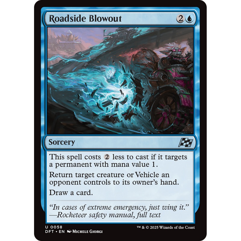 Roadside Blowout (DFT-058) - Aetherdrift Foil