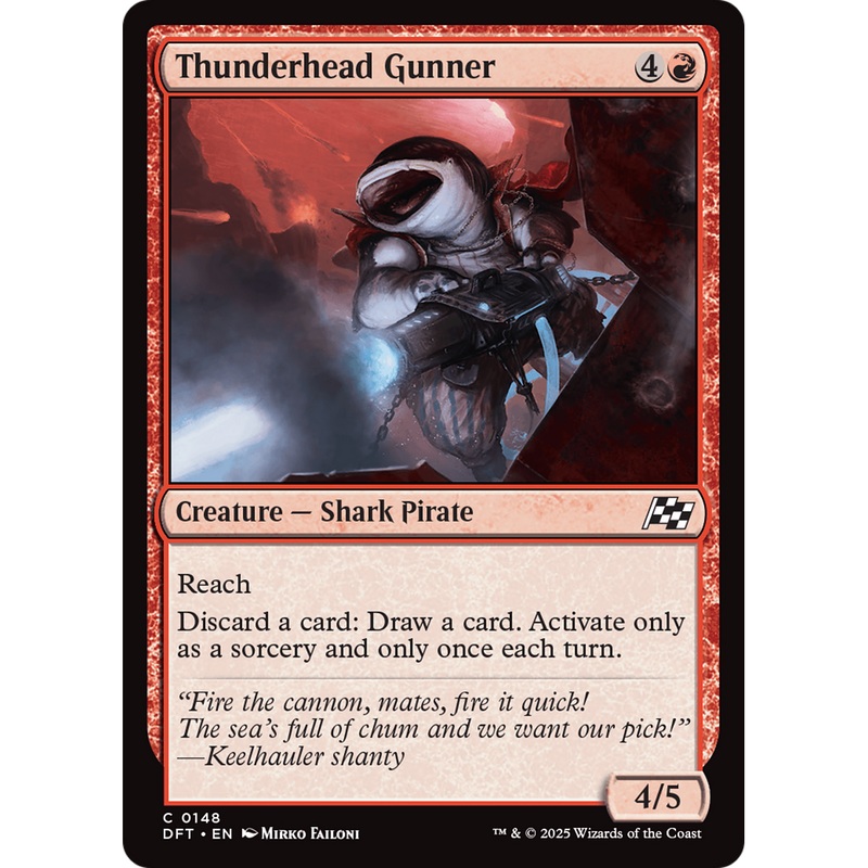 Thunderhead Gunner (DFT-148) - Aetherdrift Foil