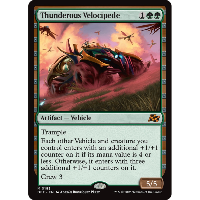 Thunderous Velocipede (DFT-183) - Aetherdrift