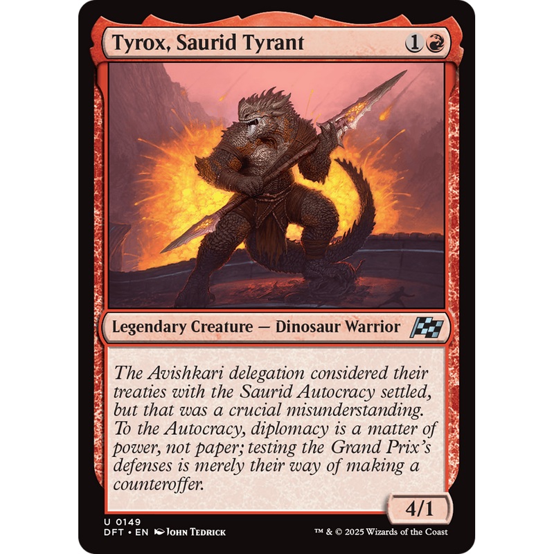 Tyrox, Saurid Tyrant (DFT-149) - Aetherdrift