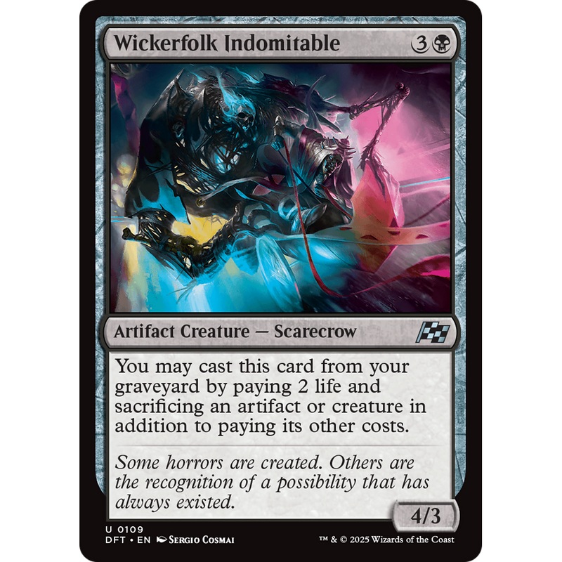 Wickerfolk Indomitable (DFT-109) - Aetherdrift Foil