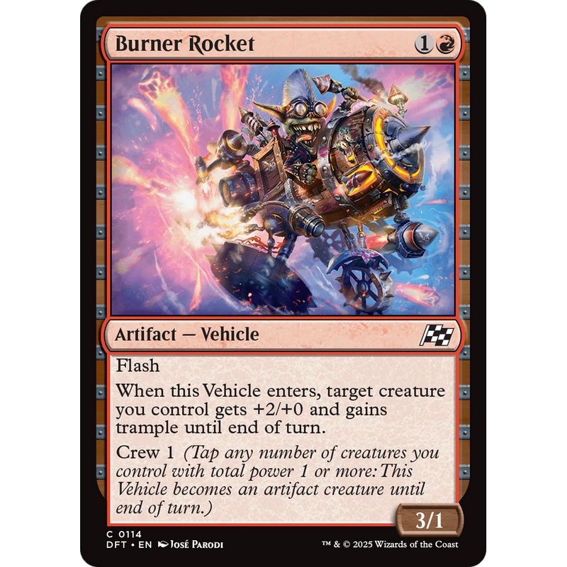 Burner Rocket (DFT-114) - Aetherdrift