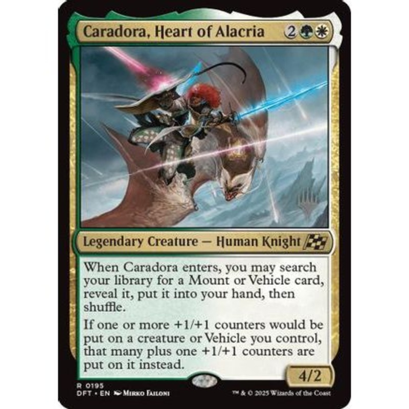 Caradora, Heart of Alacria (PPDFT-195) - Promo Pack: Aetherdrift