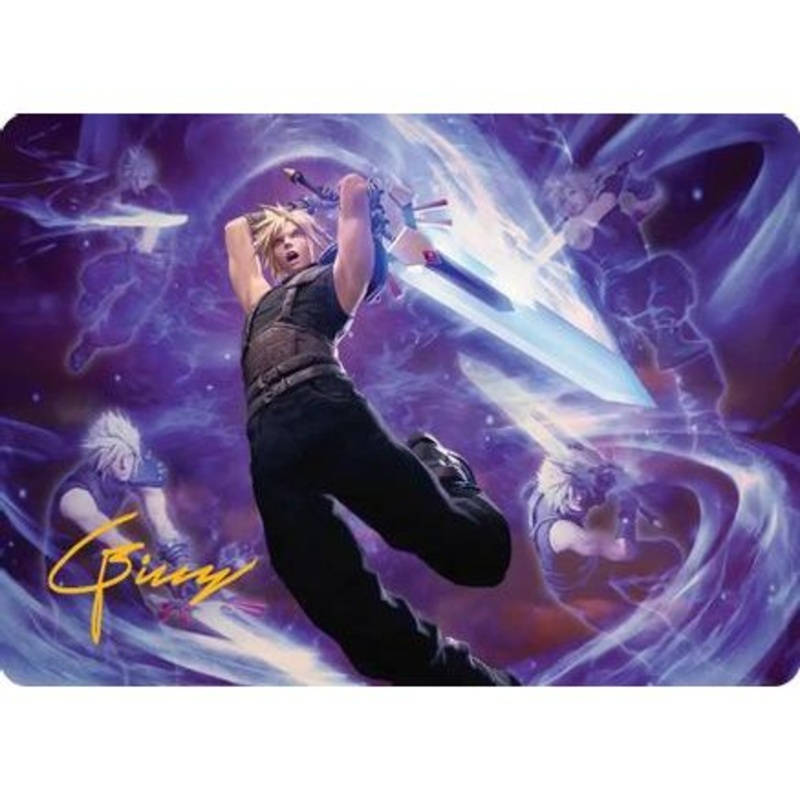 Cloud's Limit Break Art Card (Gold-Stamped Signature) (AAFIN-023) - Art Series: FINAL FANTASY