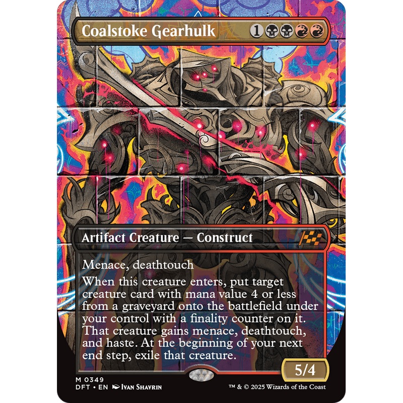 Coalstoke Gearhulk (DFT-349) - Aetherdrift (Borderless)